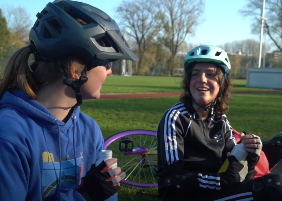 World Champion unicycling!